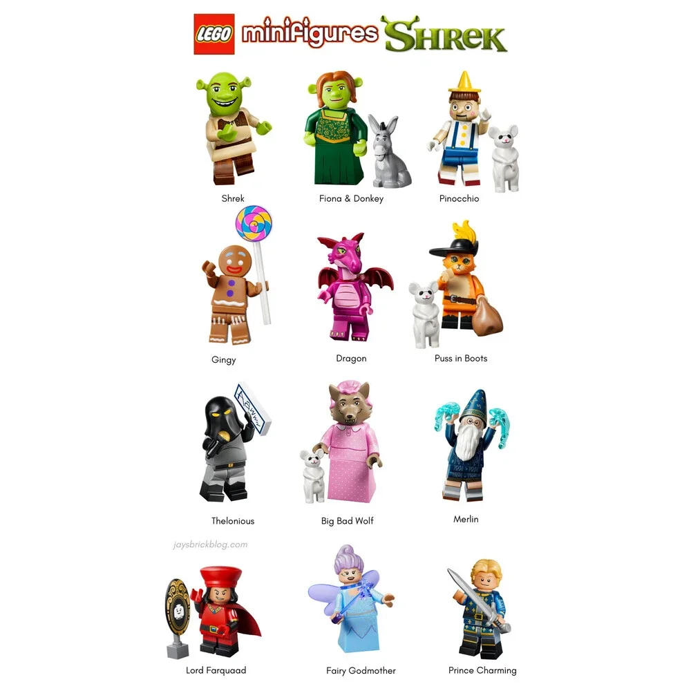 LEGO 71053 Collectible Minifigures Shrek Series - Complete Set (IN STOCK)COL-ED